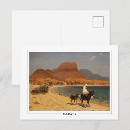 Jean-Léon Gérôme #332 - Fine Art Postcard ポストカード (正面/裏面)