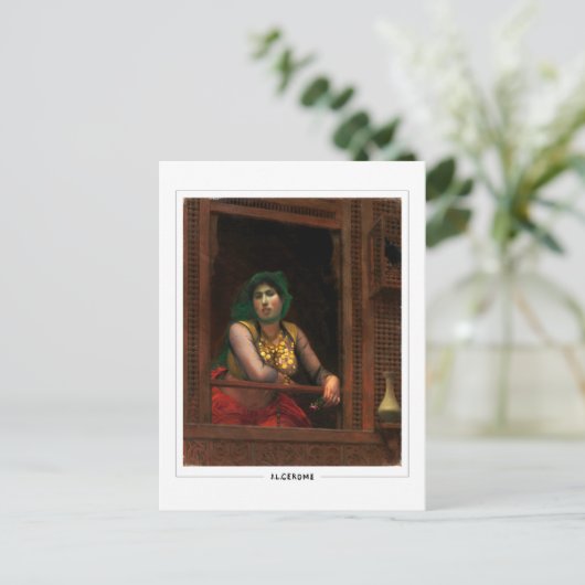 Jean-Léon Gérôme #341 - Fine Art Postcard ポストカード (スタンド正面)