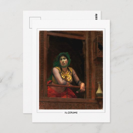 Jean-Léon Gérôme #341 - Fine Art Postcard ポストカード (正面/裏面)