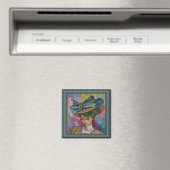 Jean Metzinger Woman in Hat Artwork Magnet マグネット (インサイチュ (食洗機))