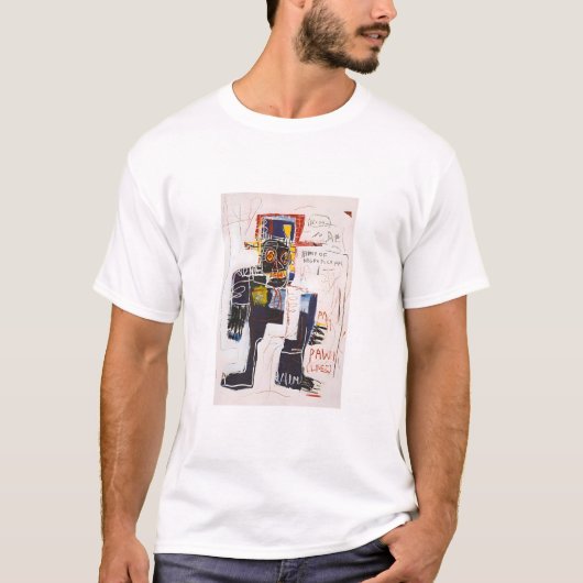 Jean Michel Basquiat art Tシャツ (正面)