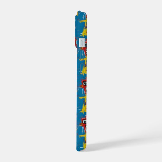 Jean-Michel Basquiat Inspired 9 iPhone 15ケース (左側面)