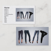 jean-pants-vector-10031601-large、名前、住所… 名刺 (正面/裏面)