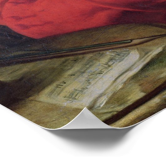 Jean-Philippe Rameau  with a Violin ポスター (角)