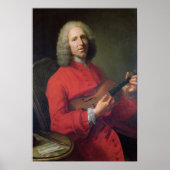 Jean-Philippe Rameau  with a Violin ポスター (正面)
