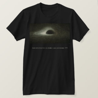 Jean-Pierre Luminet's Black Hole (1979) Tシャツ