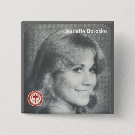 Jeanette Borosko 缶バッジ (正面)