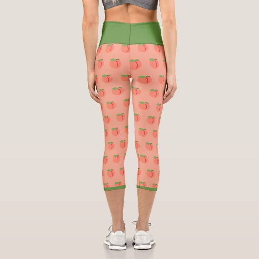 JEANIE DEE "PEACH TREE" - HIGH WAISTED CAPRI PANTS カプリレギンス (裏面)