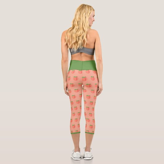 JEANIE DEE "PEACH TREE" - HIGH WAISTED CAPRI PANTS カプリレギンス (裏面)