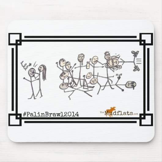 Jeanneデボン著Palinの口論、 マウスパッド (正面)