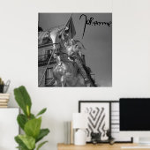 Jeanne d'Arc Johanna von Orléans Emmanuel Frémiet ポスター (ホームオフィス)