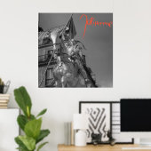 Jeanne d'Arc Johanna von Orléans Emmanuel Frémiet ポスター (ホームオフィス)