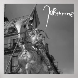 Jeanne d'Arc Johanna von Orléans Emmanuel Frémiet ポスター