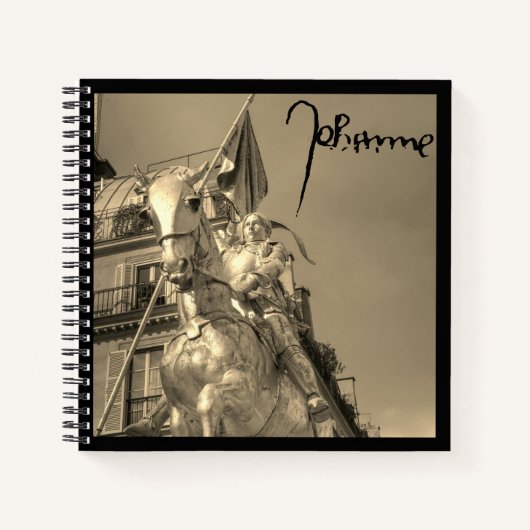 Jeanne d'Arc – Johanna von Orléans – Saint Joan ノートブック (正面)