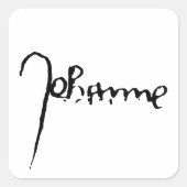 Jeanne d'Arc Saint Joan Heilige Johanna Signature スクエアシール (正面)