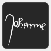 Jeanne d'Arc Saint Joan Heilige Johanna Signature スクエアシール (正面)