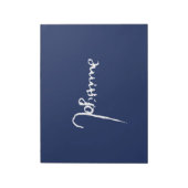 Jeanne d'Arc Saint Joan Heilige Johanna Signature ノートパッド (回転)