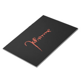 Jeanne d'Arc Saint Joan Heilige Johanna Signature ノートパッド