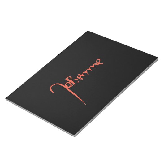 Jeanne d'Arc Saint Joan Heilige Johanna Signature ノートパッド (アングル)