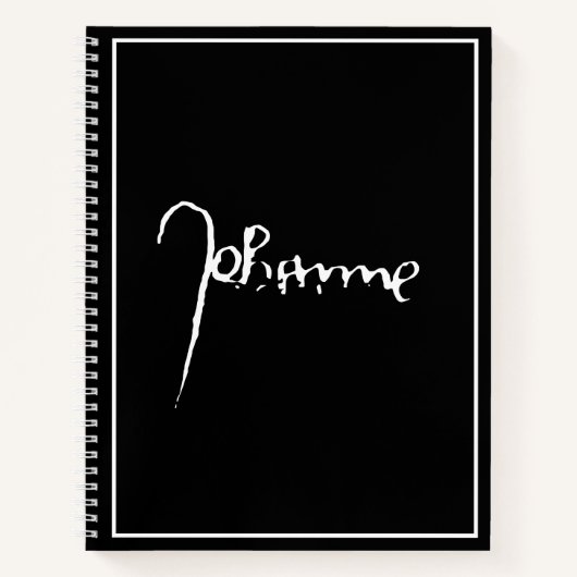 Jeanne d'Arc Saint Joan Heilige Johanna Signature ノートブック (正面)