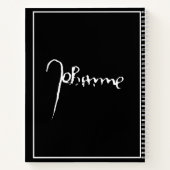 Jeanne d'Arc Saint Joan Heilige Johanna Signature ノートブック (裏面)