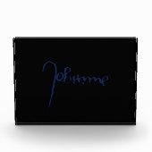 Jeanne d'Arc Saint Joan Heilige Johanna Signature フォトブロック (正面)