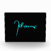 Jeanne d'Arc Saint Joan Heilige Johanna Signature フォトブロック (正面)