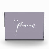 Jeanne d'Arc Saint Joan Heilige Johanna Signature フォトブロック (正面)