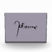 Jeanne d'Arc Saint Joan Heilige Johanna Signature フォトブロック (正面)