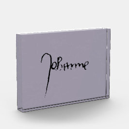 Jeanne d'Arc Saint Joan Heilige Johanna Signature フォトブロック