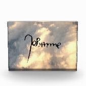 Jeanne d'Arc Saint Joan Heilige Johanna Signature フォトブロック (正面)