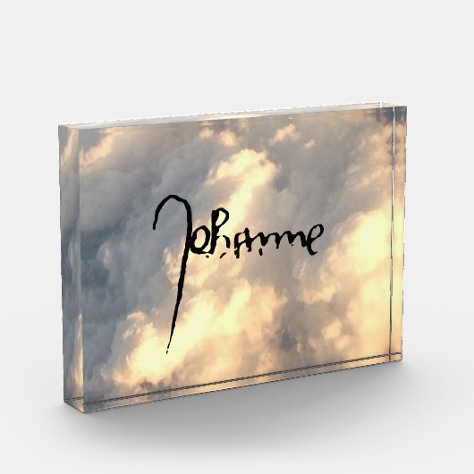 Jeanne d'Arc Saint Joan Heilige Johanna Signature フォトブロック (左)