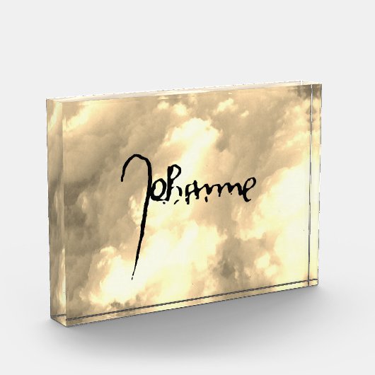 Jeanne d'Arc Saint Joan Heilige Johanna Signature フォトブロック (左)