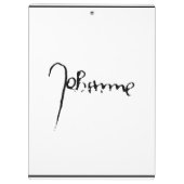 Jeanne d'Arc Saint Joan in heaven faith Signature クリップボード (裏面)