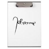 Jeanne d'Arc Saint Joan in heaven faith Signature クリップボード (正面)