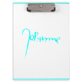 Jeanne d'Arc Saint Joan in heaven faith Signature クリップボード (正面)