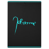 Jeanne d'Arc Saint Joan in heaven faith Signature クリップボード (裏面)