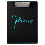 Jeanne d'Arc Saint Joan in heaven faith Signature クリップボード (正面)