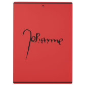 Jeanne d'Arc Saint Joan in heaven faith Signature クリップボード (裏面)