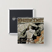 Jeanne d'Arc ~ Sarah Bernhardt 缶バッジ (正面&裏面)