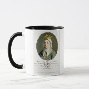 Jeanne deナバール(1271-1304年)のポートレート、1788年(c マグカップ