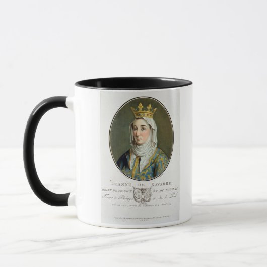 Jeanne deナバール(1271-1304年)のポートレート、1788年(c マグカップ (左)