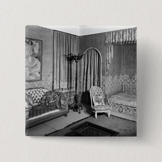 Jeanne Lanvin c.1920-25に属する寝室 缶バッジ (正面)