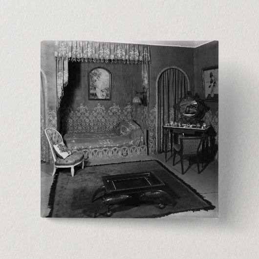 Jeanne Lanvin c.1920-25に属する寝室 缶バッジ (正面)
