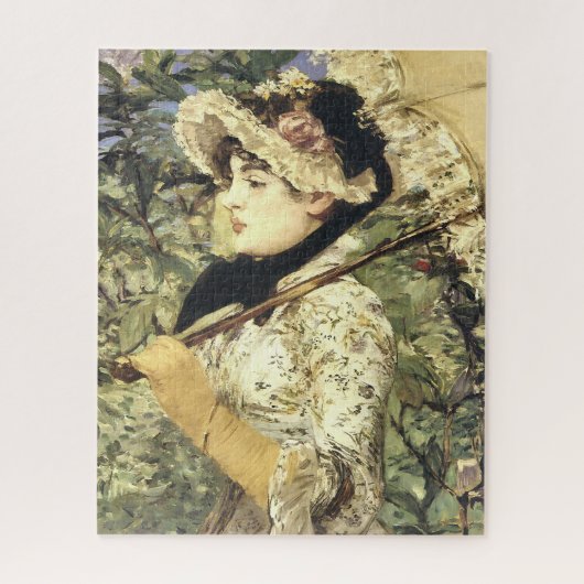 Jeanne, Spring by Edourd Manet Jigsaw Puzzle ジグソーパズル (縦)