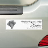 Jeannette Rankinの扱いにくい女性の引用文のバンパーステッカー バンパーステッカー (車上)