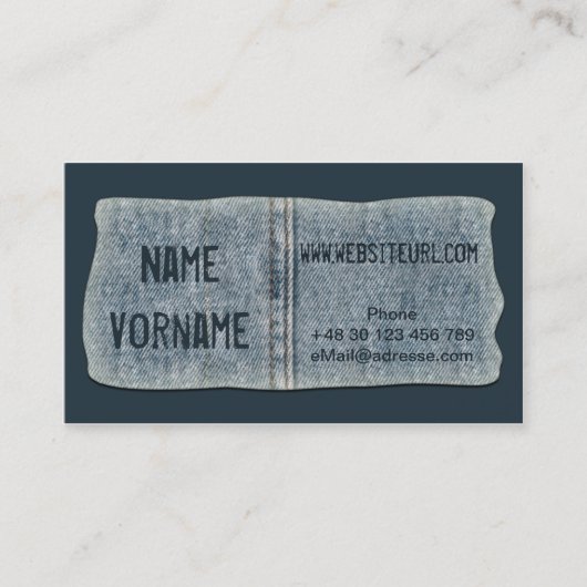jeans 名刺 (正面)