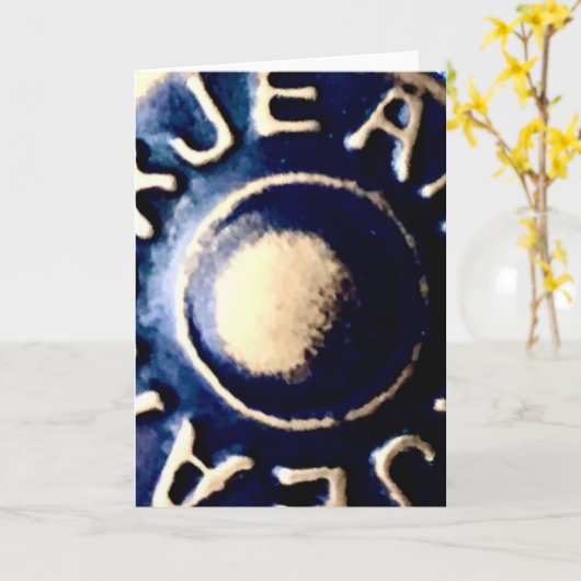 Jean's button カード (黄色い花)