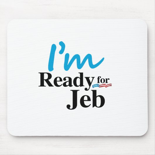 Jeb 2016年の用意して下さい マウスパッド (正面)