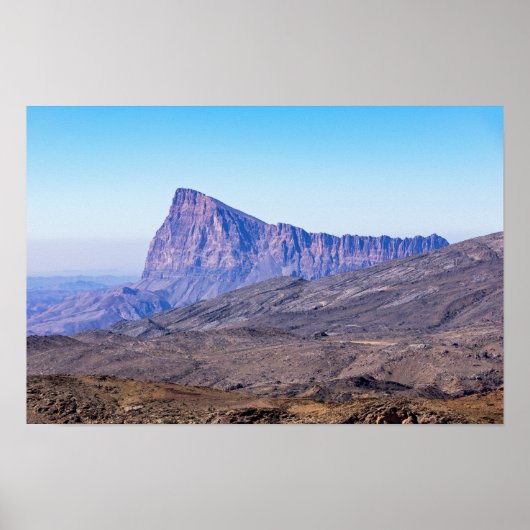 Jebel Shams近くの山 ポスター (正面)